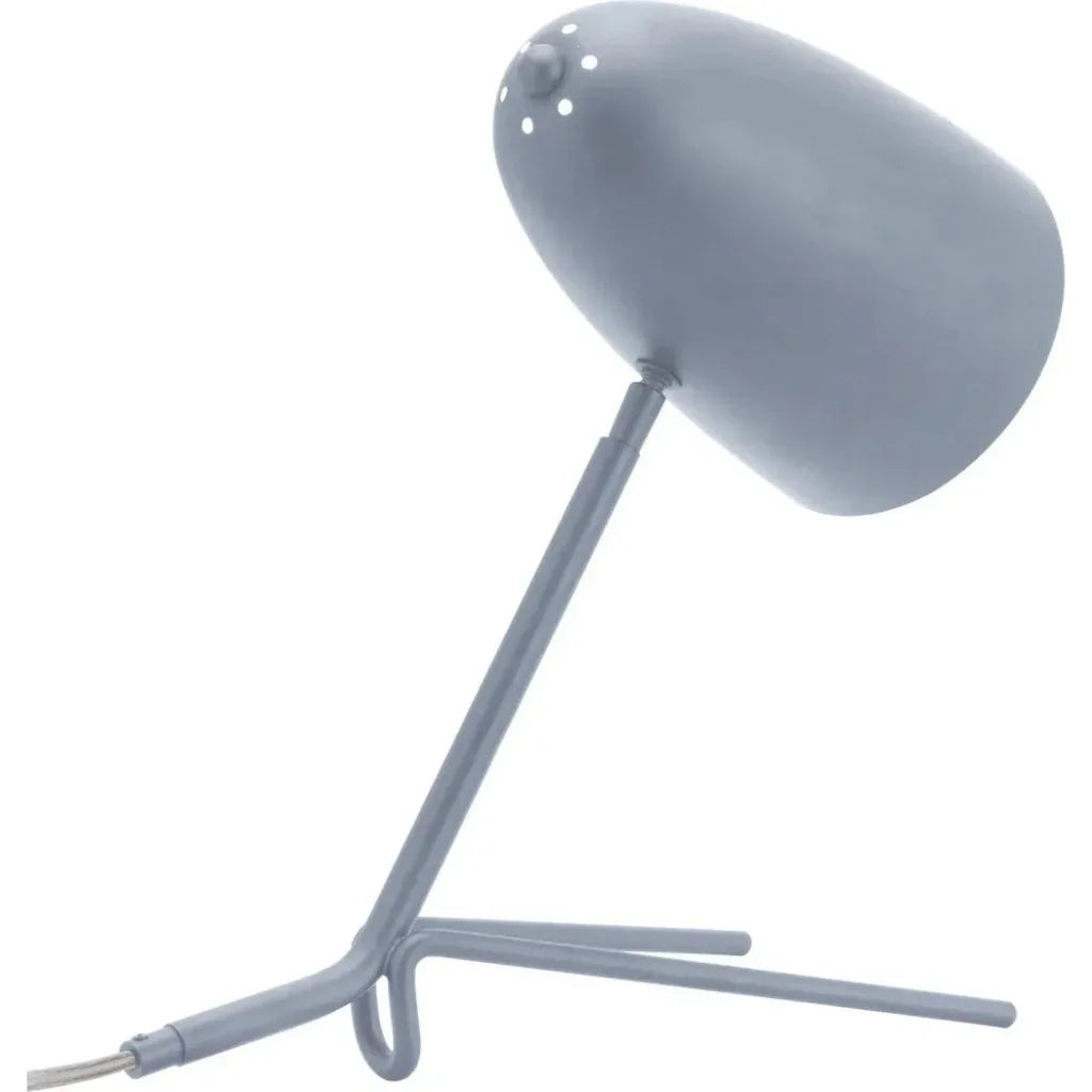 Jamison Table Lamp Matte Gray - LOOMLAN - Zuo Modern - Table Lamps
