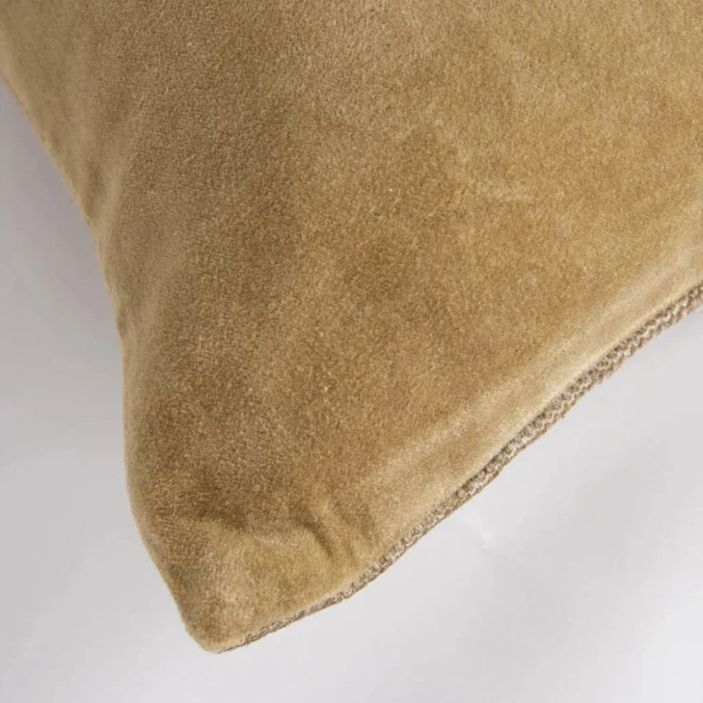 Jasmine Velvet Throw Pillow For Couch Down Insert - LOOMLAN - LOOMLAN - Throw Pillows