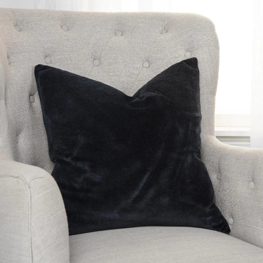 Jasmine Velvet Throw Pillow For Couch Down Insert - LOOMLAN - LOOMLAN - Throw Pillows