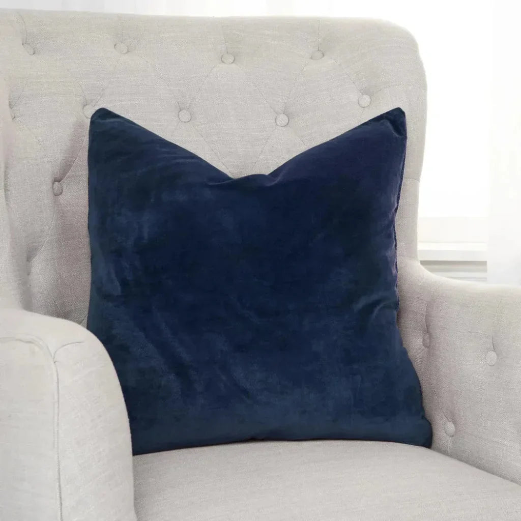 Jasmine Velvet Throw Pillow For Couch Down Insert - LOOMLAN - LOOMLAN - Throw Pillows