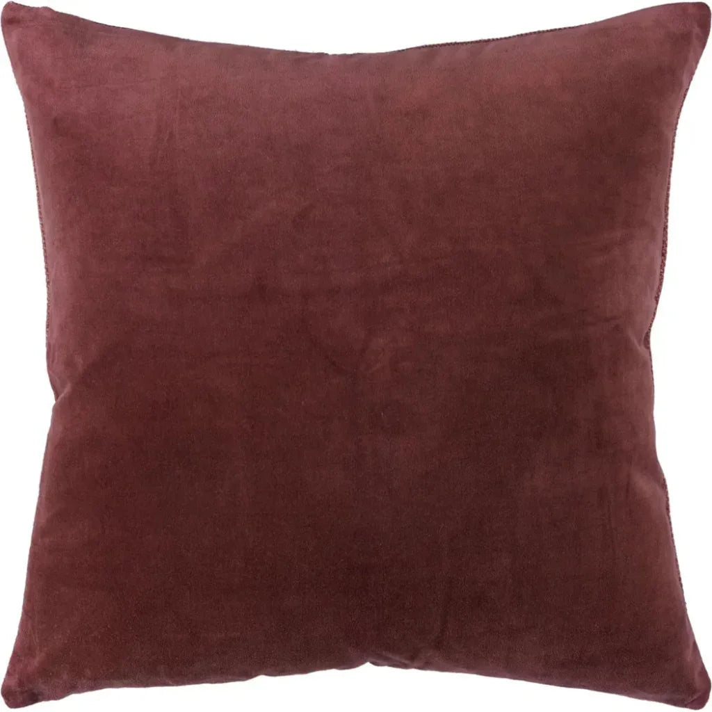 Jasmine Velvet Throw Pillow For Couch Down Insert - LOOMLAN - LOOMLAN - Throw Pillows
