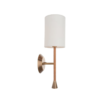 Jaxson Wrapped Rattan Arm Wall Sconce