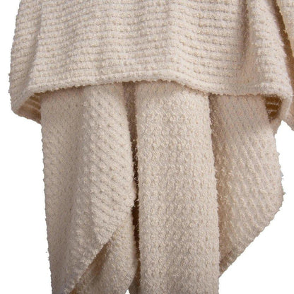 Jay Cream Outdoor Throw Blanket-Outdoor Blankets-LOOMLAN-LOOMLAN
