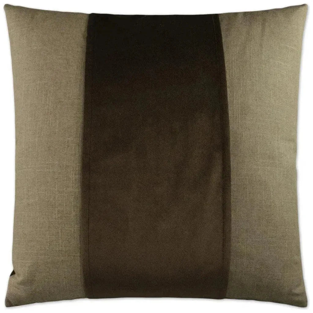 Jefferson Band Brown Large Throw Pillow Insert - LOOMLAN - D.V. Kap - Throw Pillows