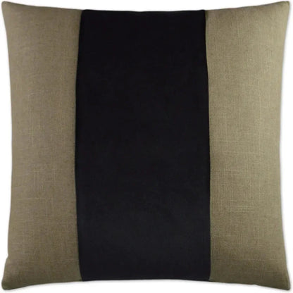 Jefferson Black Ribbon Black Large Throw Pillow Insert - LOOMLAN - D.V. Kap - Throw Pillows