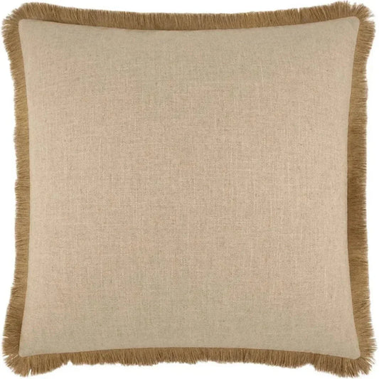 Jefferson Fringe Brown Throw Pillow Insert - LOOMLAN - D.V. Kap - Throw Pillows