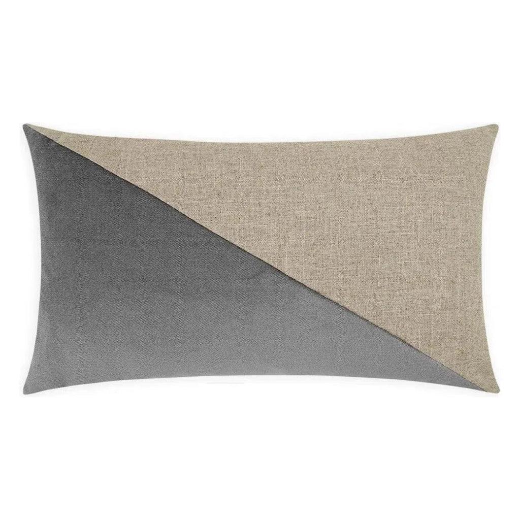 Jefferson Lumbar Graphite Grey Throw Pillow Insert - LOOMLAN - D.V. Kap - Throw Pillows