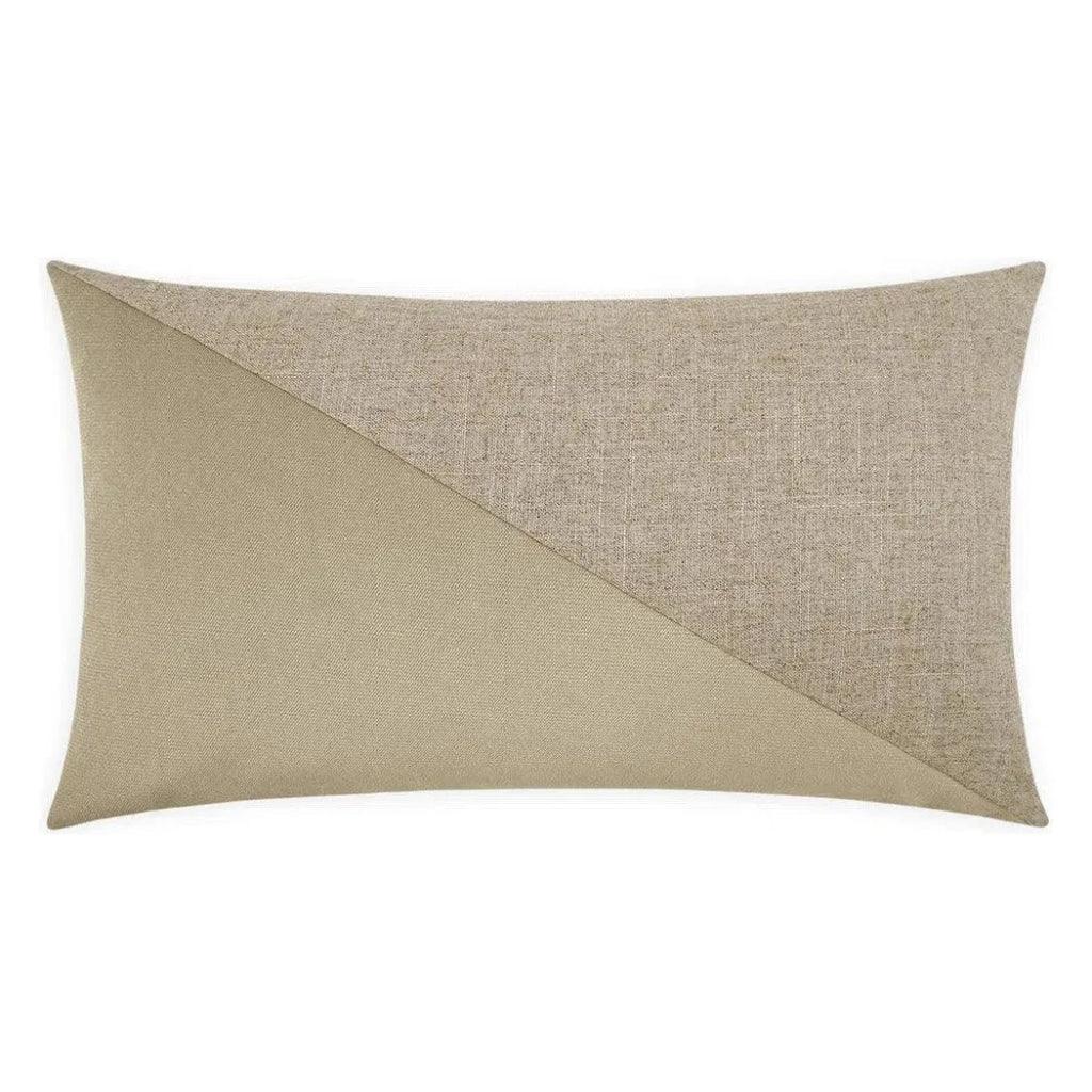 Jefferson Lumbar Linen Brown Throw Pillow Insert - LOOMLAN - D.V. Kap - Throw Pillows