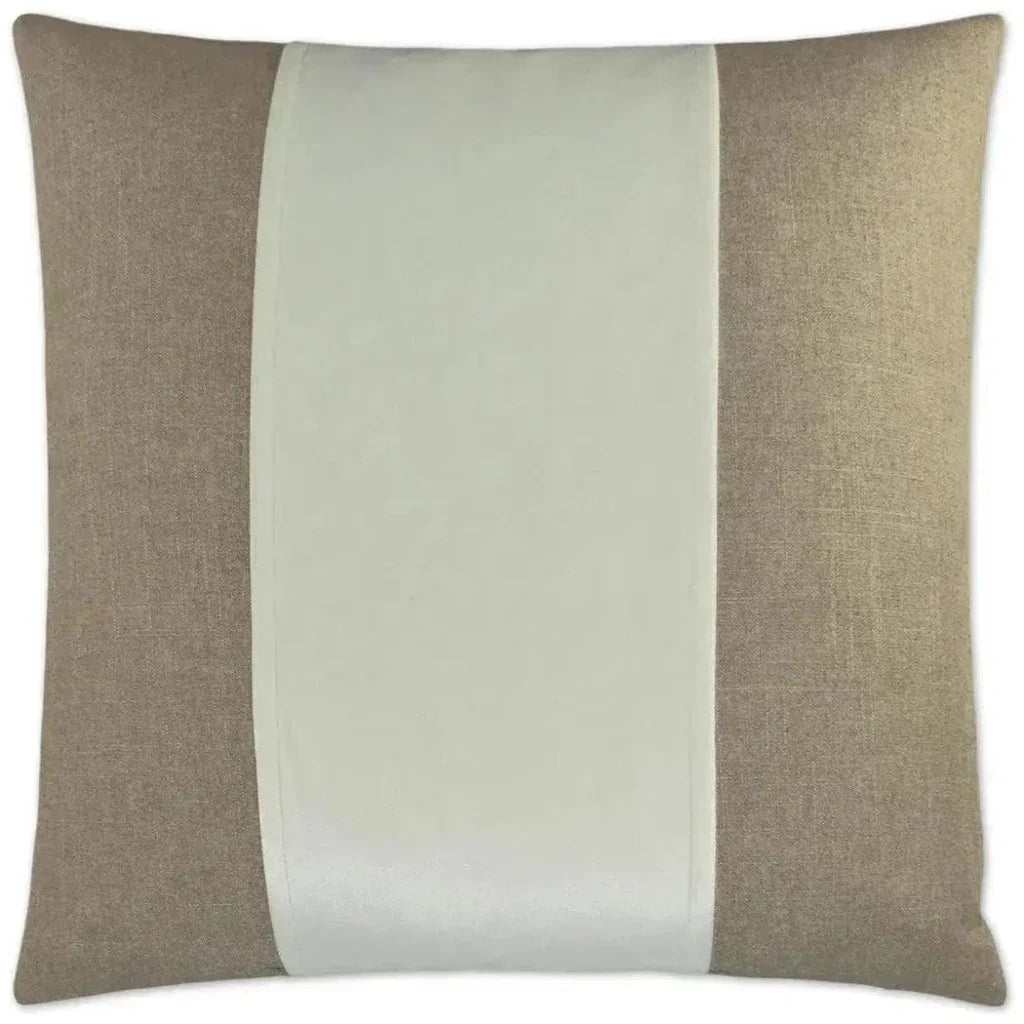 Jefferson Marshmallow Band White Large Throw Pillow - LOOMLAN - D.V. Kap - Throw Pillows