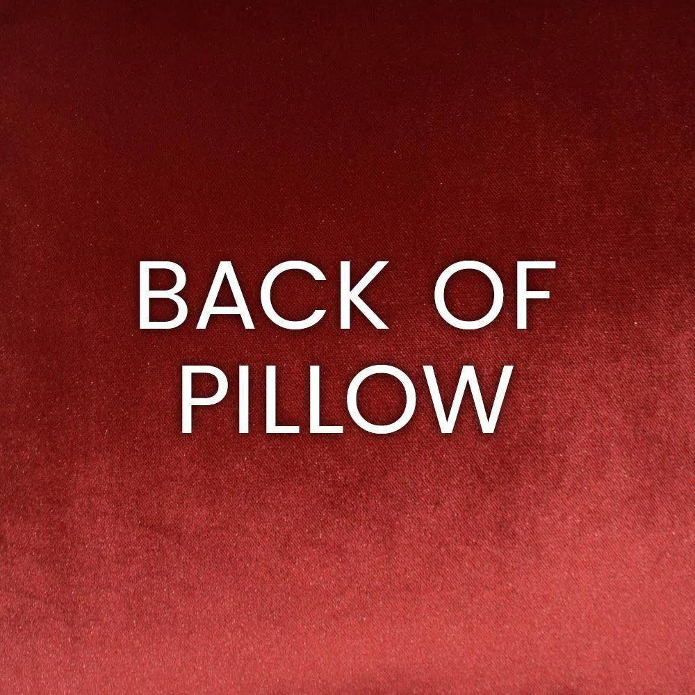 Jefferson Sangria Ribbon Red Large Throw Pillow Insert - LOOMLAN - D.V. Kap - Throw Pillows