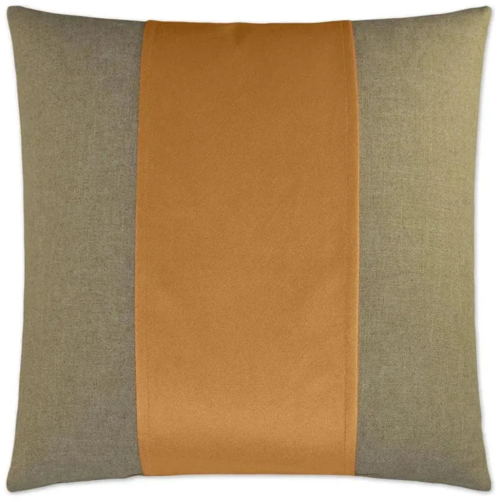 Jefferson Satsuma Band Orange Large Throw Pillow Insert - LOOMLAN - D.V. Kap - Throw Pillows