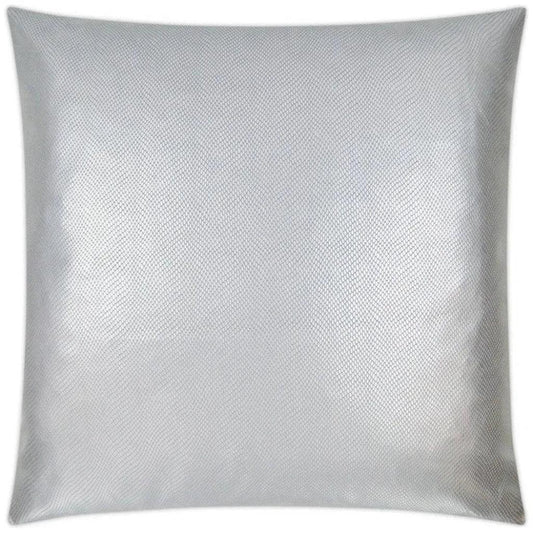 Jenkins Silver Grey Throw Pillow With Insert - LOOMLAN - D.V. Kap - Throw Pillows