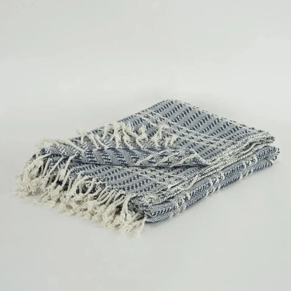 Jenny Handloomed Soft Cotton Throw Blanket - LOOMLAN - LOOMLAN - Throw Blankets