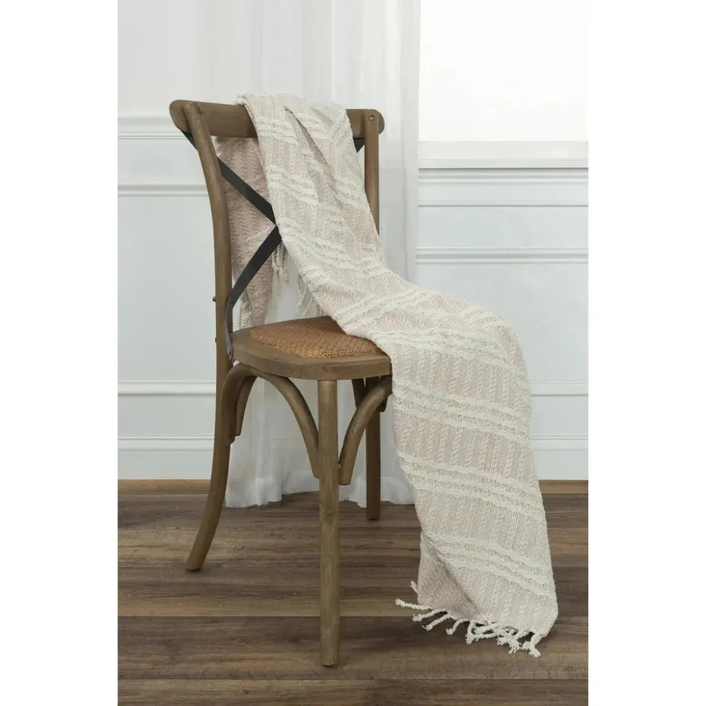 Jenny Handloomed Soft Cotton Throw Blanket - LOOMLAN - LOOMLAN - Throw Blankets