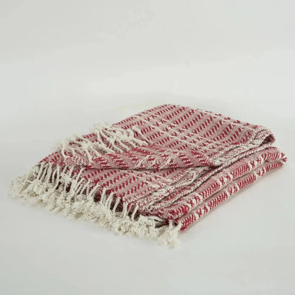 Jenny Handloomed Soft Cotton Throw Blanket - LOOMLAN - LOOMLAN - Throw Blankets