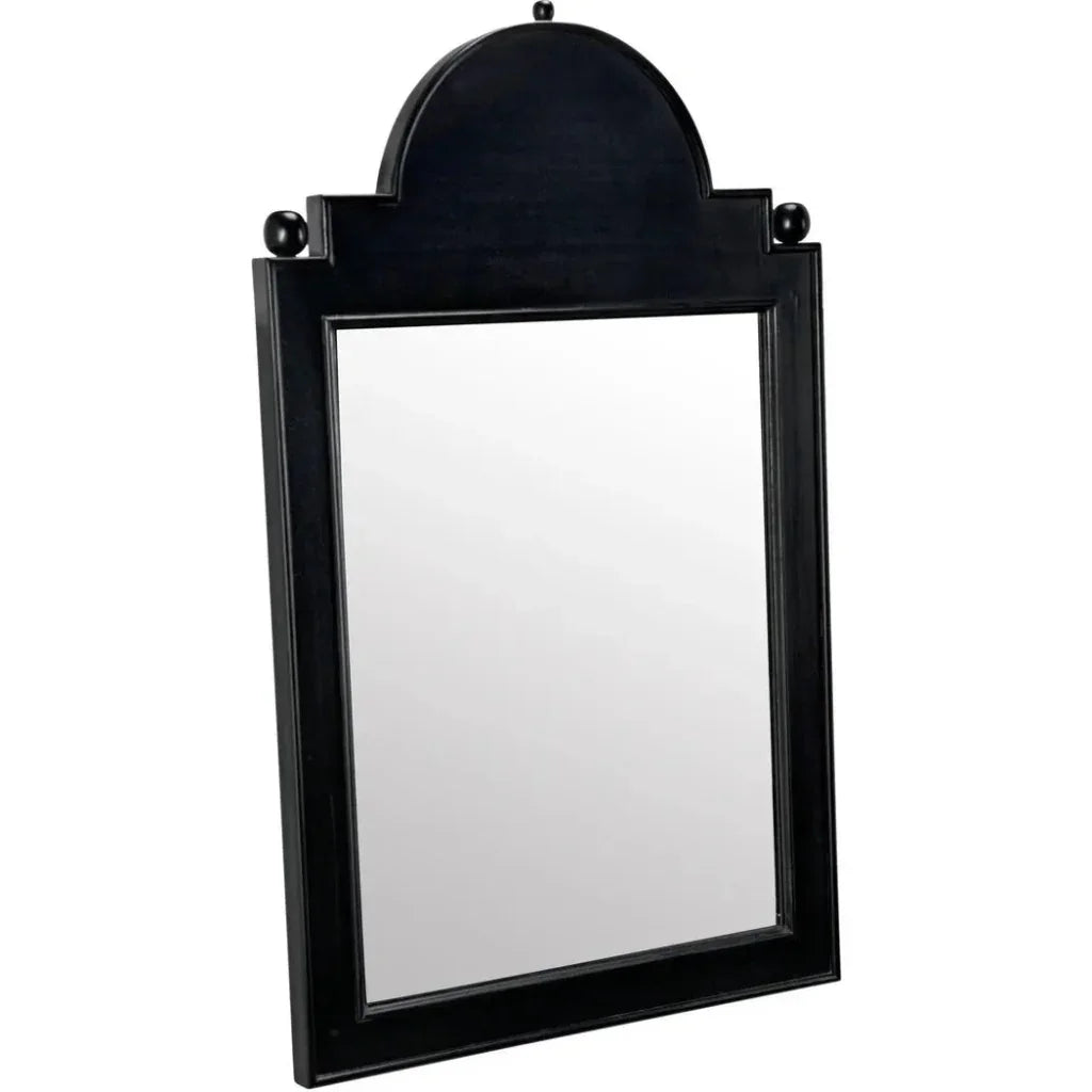 Jess Wood Black Vertical Mirror - LOOMLAN - Noir - Wall Mirrors