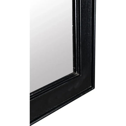 Jess Wood Black Vertical Mirror - LOOMLAN - Noir - Wall Mirrors