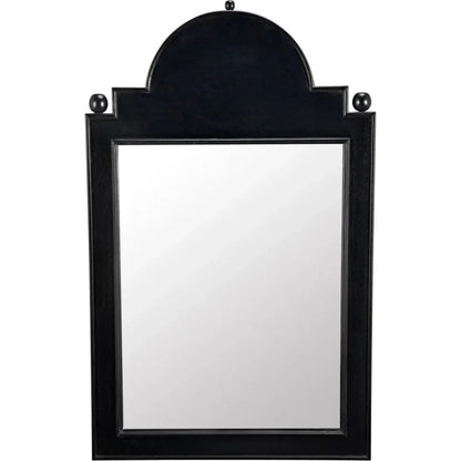 Jess Wood Black Vertical Mirror - LOOMLAN - Noir - Wall Mirrors