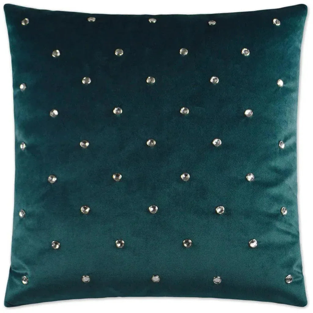 Jewels Laguna Teal Throw Pillow With Insert - LOOMLAN - D.V. Kap - Throw Pillows