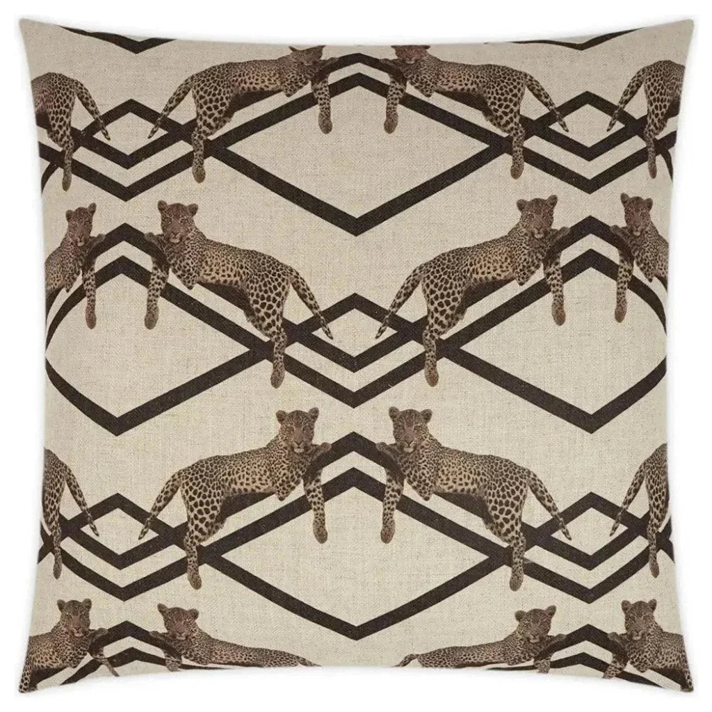 Jinx Novelty Brown Large Throw Pillow Insert - LOOMLAN - D.V. Kap - Throw Pillows
