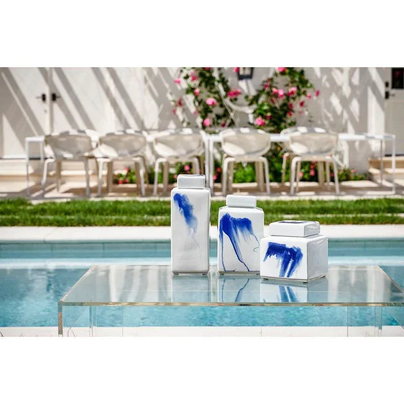 Jizhou White Glazed Ceramic Vase - LOOMLAN - Chelsea House - Vases & Jars