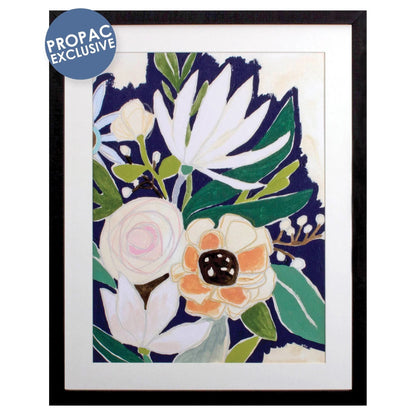 Joie De Vivre Blue Canvas Art