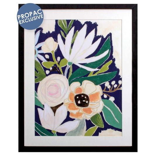 Joie De Vivre Blue Canvas Art