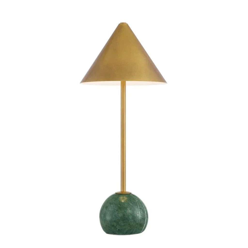 Journey Green Cordless Table Lamp - LOOMLAN - Currey & Co - Table Lamps