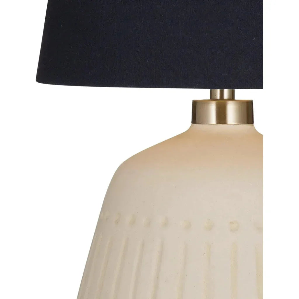 Journey White Ceramic Table Lamp - LOOMLAN - Bassett Mirror - Table Lamps