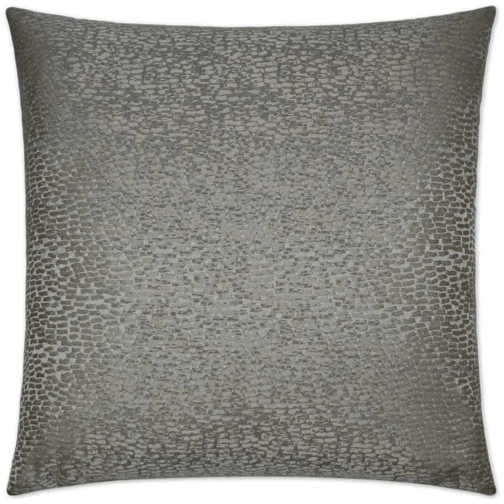 Joy Silver Grey Throw Pillow With Insert - LOOMLAN - D.V. Kap - Throw Pillows