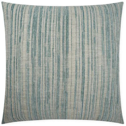 Julep Mist Stripes Teal Large Throw Pillow Insert - LOOMLAN - D.V. Kap - Throw Pillows