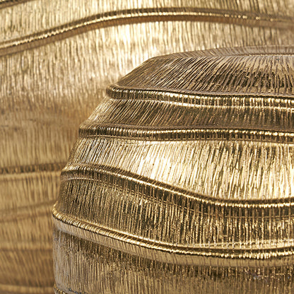 Julian Etched Brass Vase 2PC