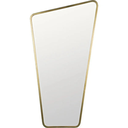 Juliet Steel Vertical Mirror With Brass - LOOMLAN - Noir - Wall Mirrors