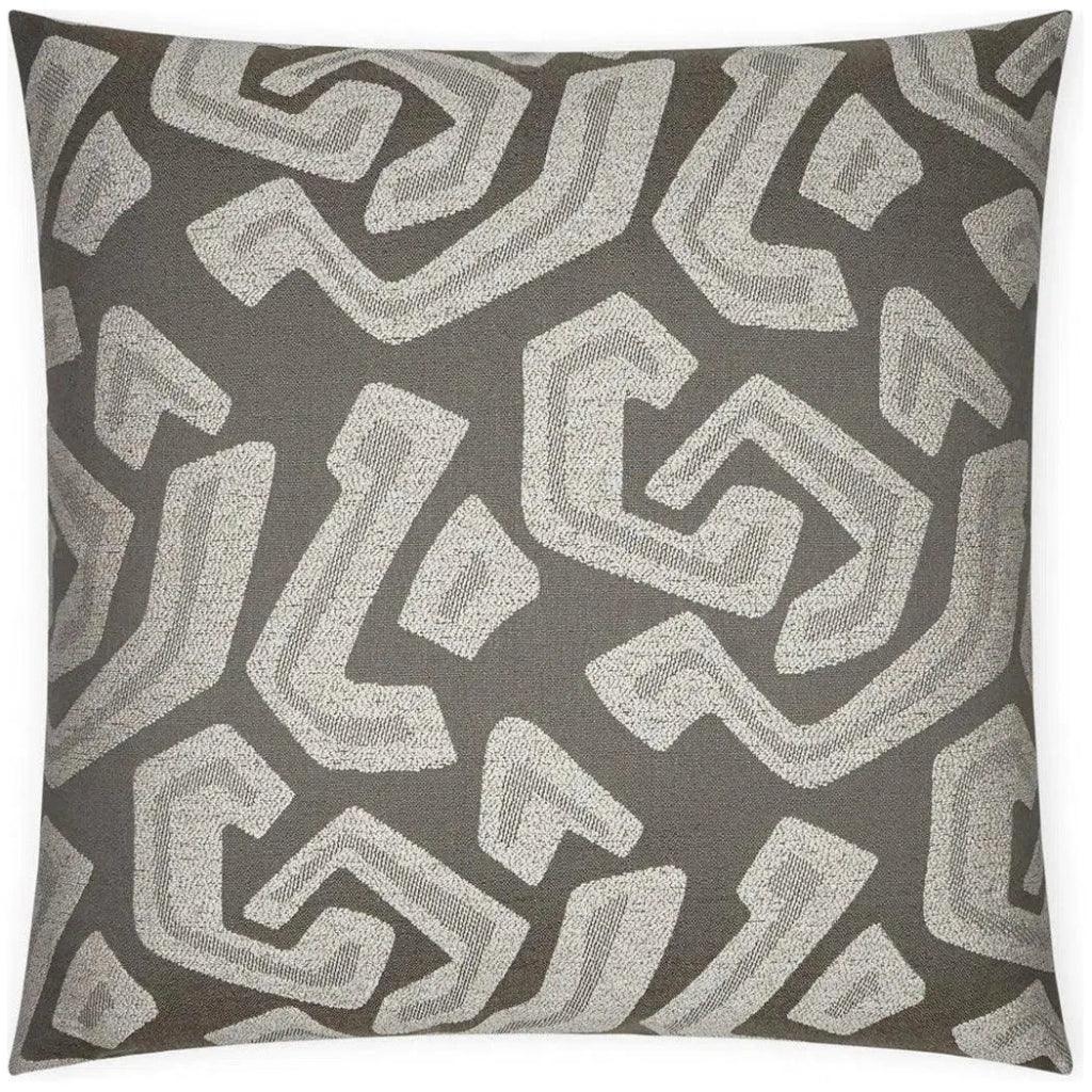 D.V. Kap Jumanji Abstract Grey Large Throw Pillow Insert