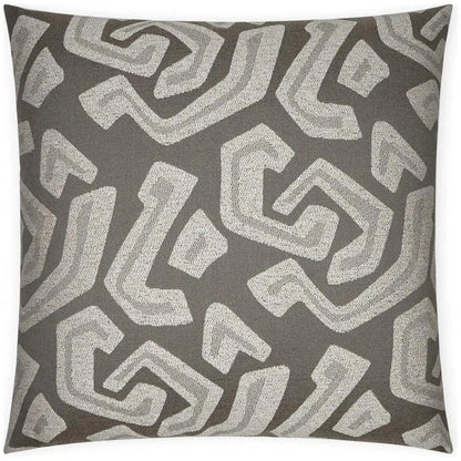 D.V. Kap Jumanji Abstract Grey Large Throw Pillow Insert