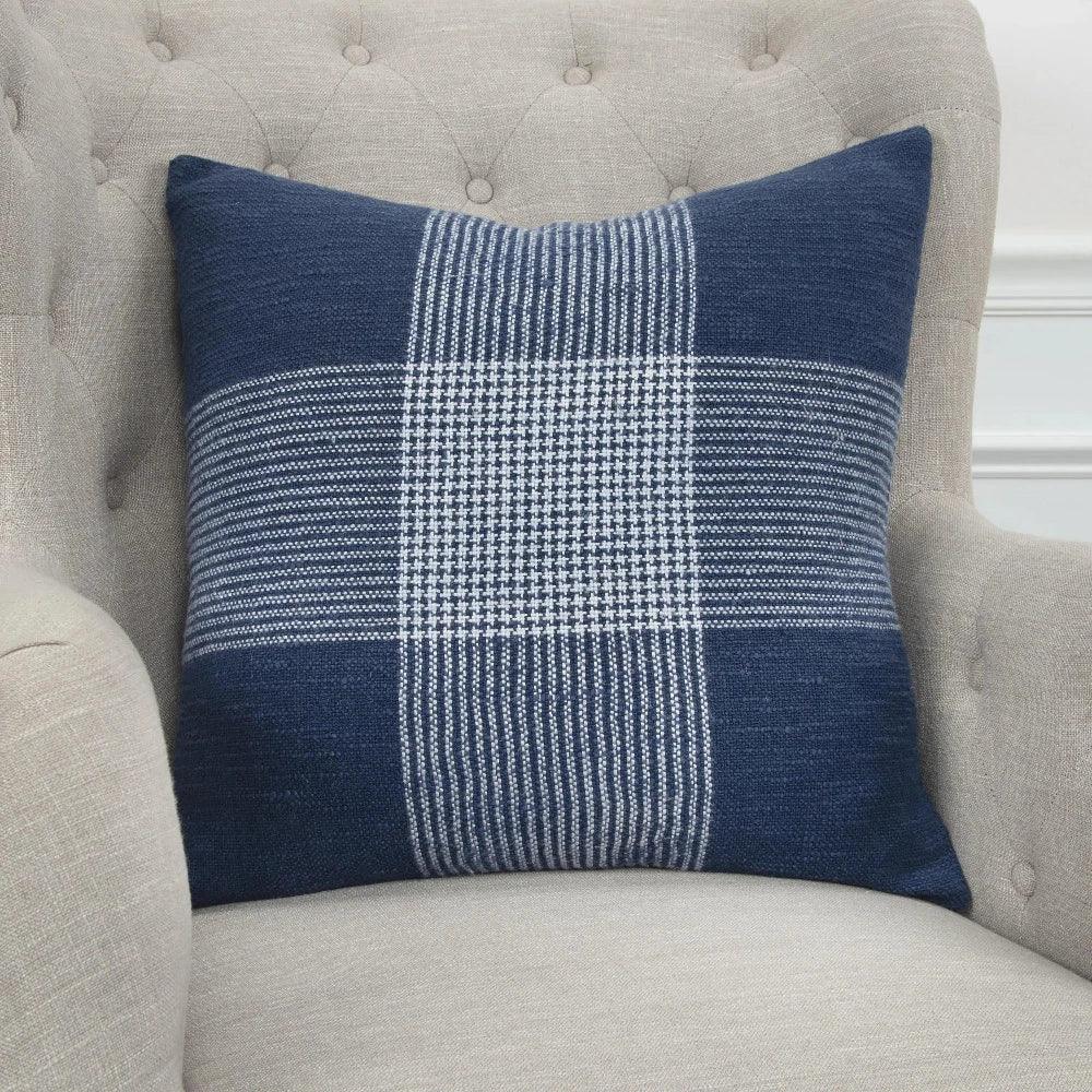 Jumbo Plaid Throw Pillow For Couch - LOOMLAN - LOOMLAN - Throw Pillows