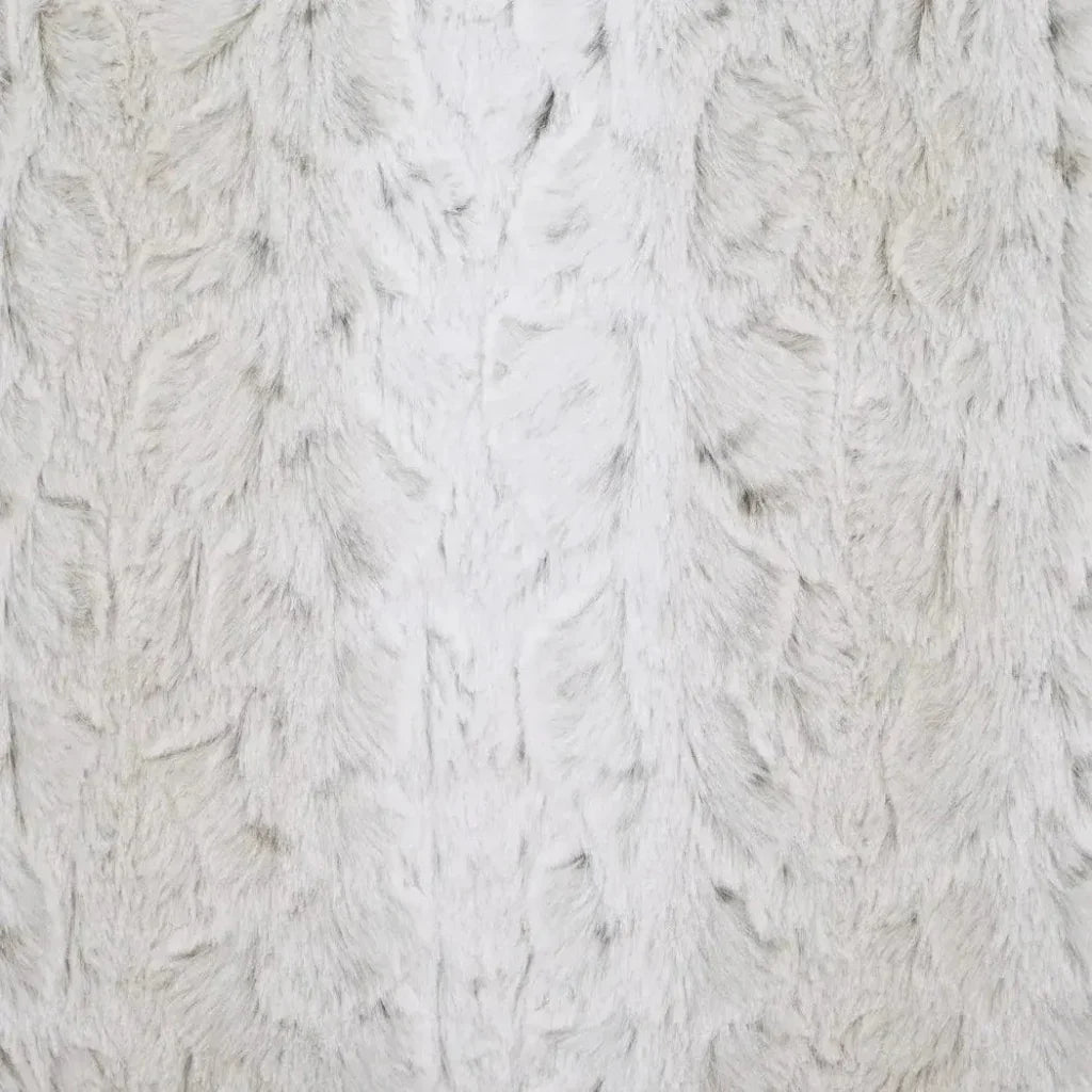 Juneau Fur White Large Throw Pillow Insert - LOOMLAN - D.V. Kap - Throw Pillows