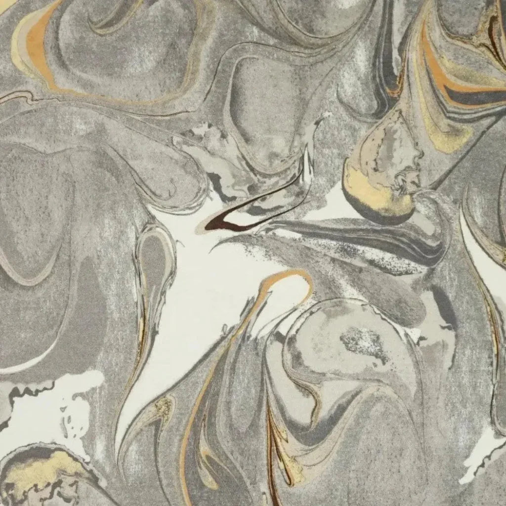 Juno Grey stone Abstract Orange Grey Large Throw Pillow - LOOMLAN - D.V. Kap - Throw Pillows