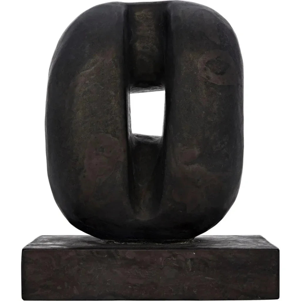 Juno Marble Black Sculpture - LOOMLAN - Noir - Statues & Sculptures