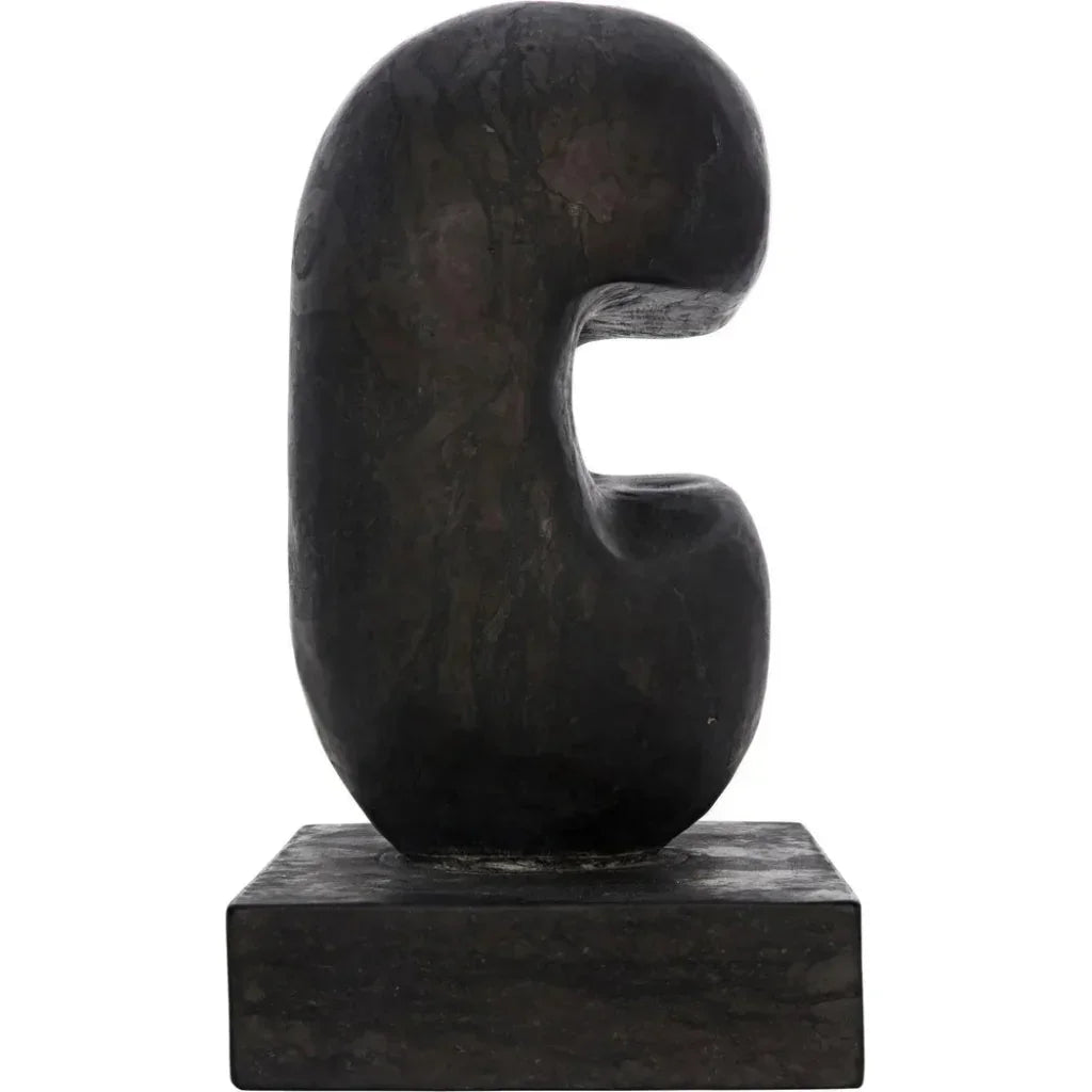 Juno Marble Black Sculpture - LOOMLAN - Noir - Statues & Sculptures