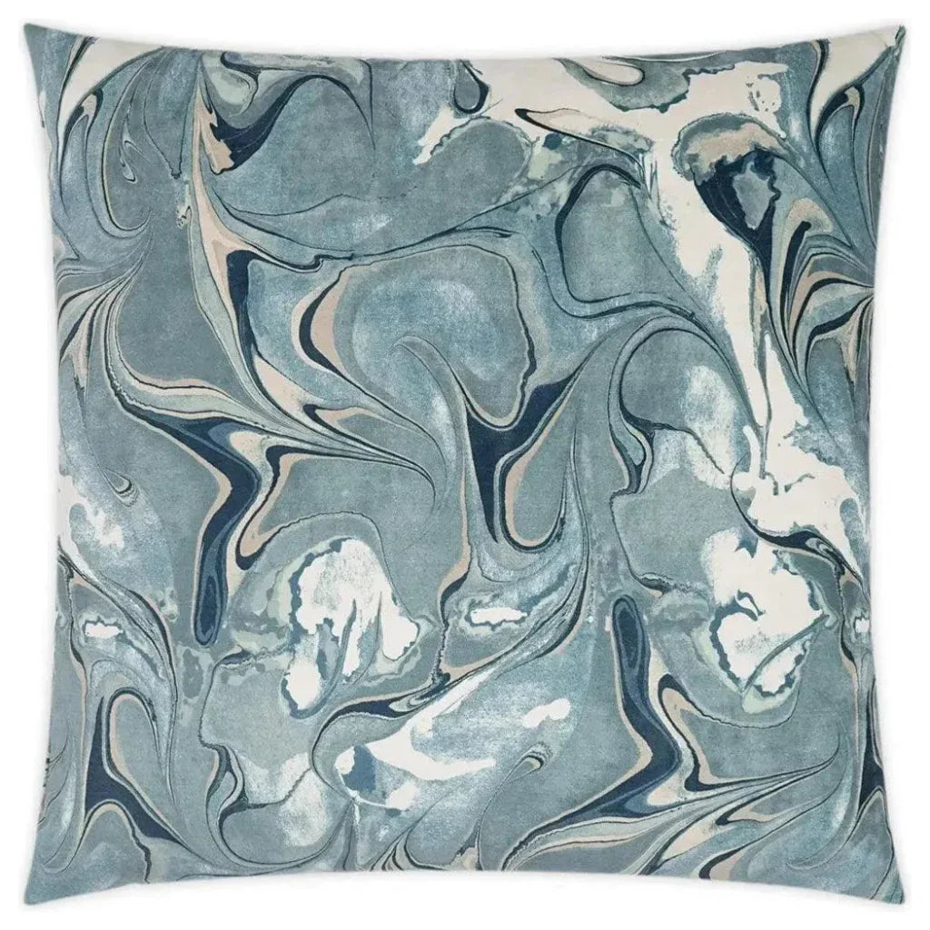 Juno River Abstract Mist Large Throw Pillow Insert - LOOMLAN - D.V. Kap - Throw Pillows