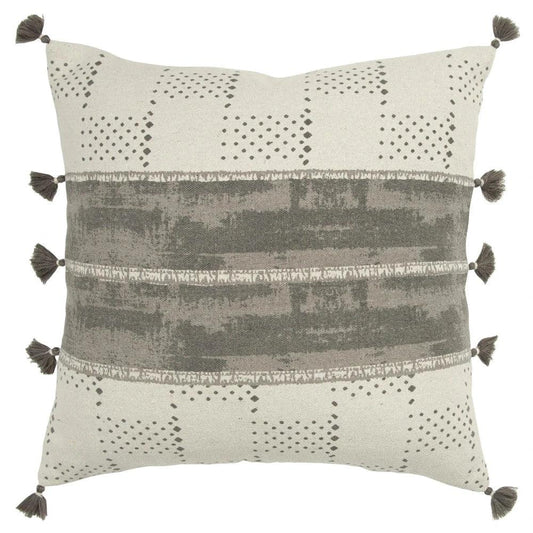 Kaia Gray Sofa Pillow With Insert - LOOMLAN - LOOMLAN - Throw Pillows