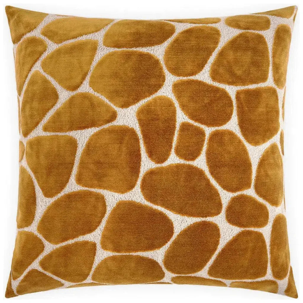 Kalani Amber Brown Throw Pillow With Insert - LOOMLAN - D.V. Kap - Throw Pillows