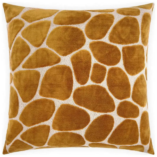 Kalani Amber Brown Throw Pillow With Insert - LOOMLAN - D.V. Kap - Throw Pillows