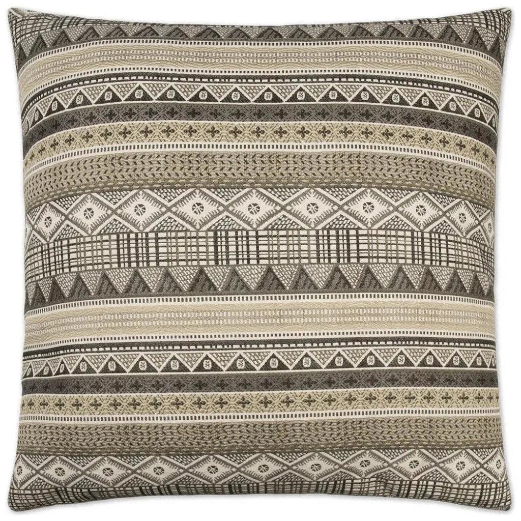 Kamba Brown Throw Pillow With Insert - LOOMLAN - D.V. Kap - Throw Pillows