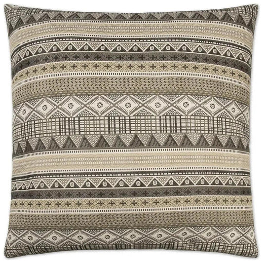 Kamba Brown Throw Pillow With Insert - LOOMLAN - D.V. Kap - Throw Pillows