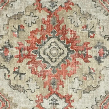 Kapoor Linen Red Throw Pillow With Insert - LOOMLAN - D.V. Kap - Throw Pillows