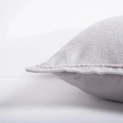 Karry Cotton Throw Pillow With Down Insert - LOOMLAN - LOOMLAN - Throw Pillows