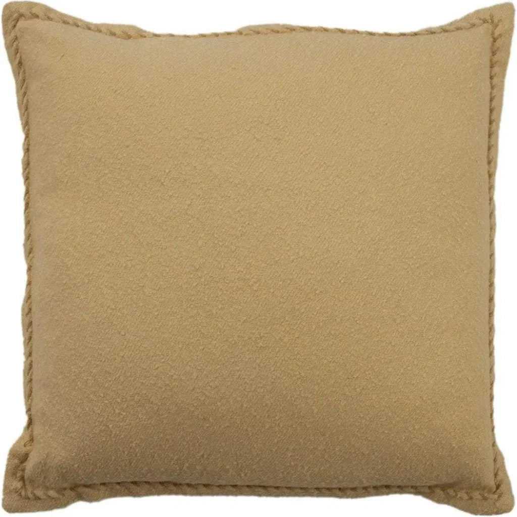 Karry Cotton Throw Pillow With Down Insert - LOOMLAN - LOOMLAN - Throw Pillows