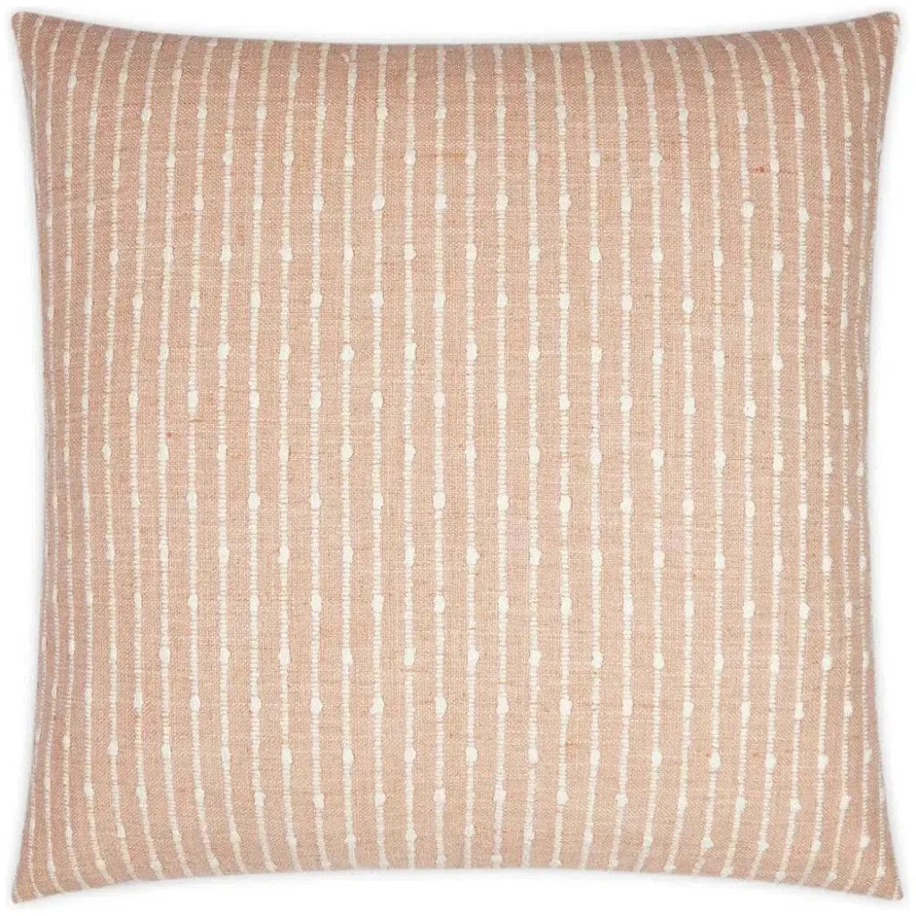 Kemp Blush Stripes Blush Large Throw Pillow Insert - LOOMLAN - D.V. Kap - Throw Pillows